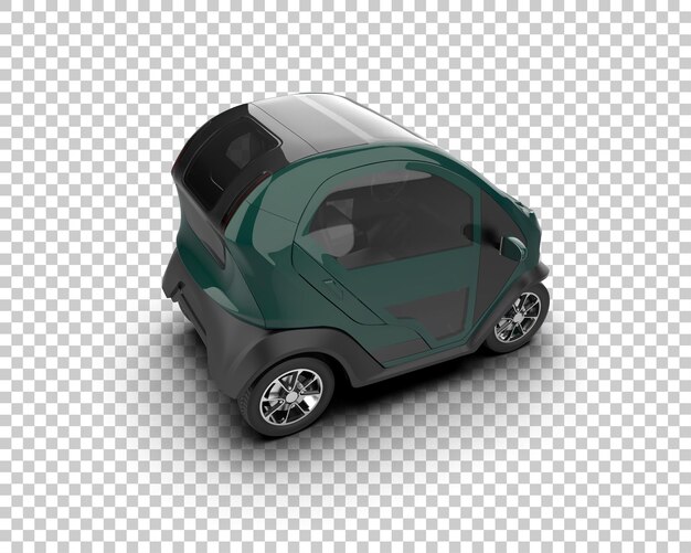 realistic car isolated on background 3d rendering illustration
