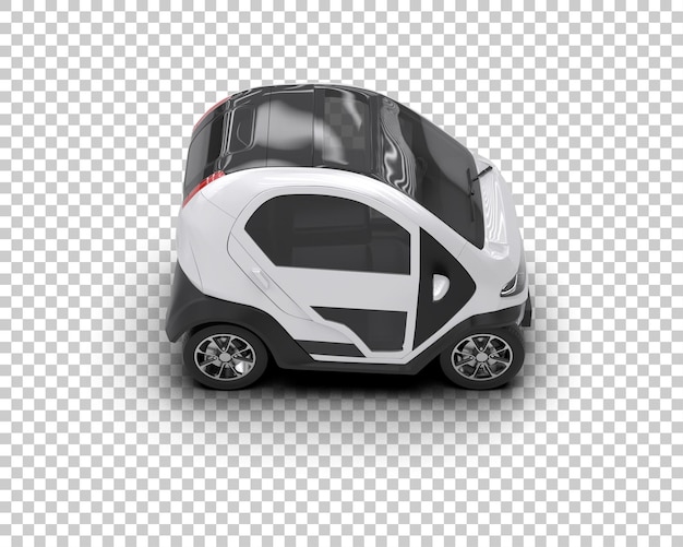 realistic car isolated on background 3d rendering illustration