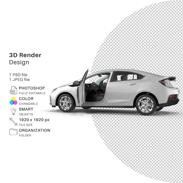 PSD Реалистичная автомобиль