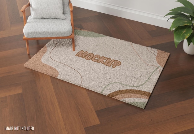 PSD realistic carpet mockup