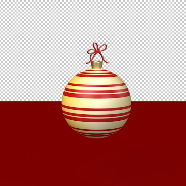 Realistic christmas ball