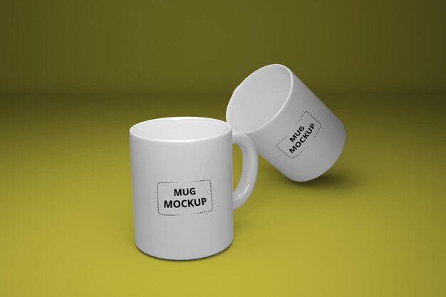 realistic coffee cup mockup premium psd