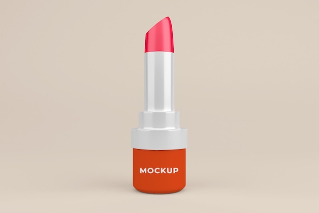 PSD realistic cosmetics  lipstick mockup