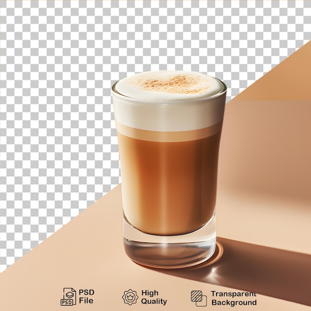 PSD realistic cup of coffee with transparent background png file