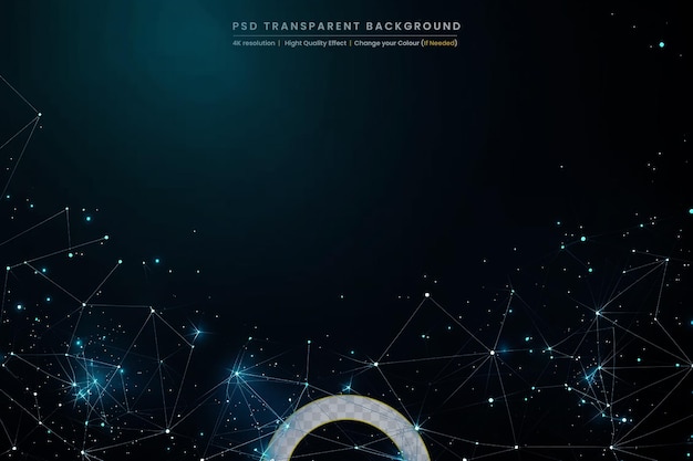 Bola elettrica realistica o sfera di plasma astratta su sfondo trasparente