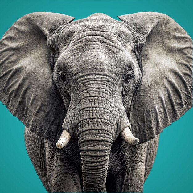 PSD realistic elephant