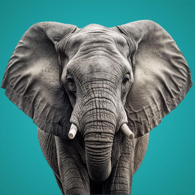 PSD realistic elephant