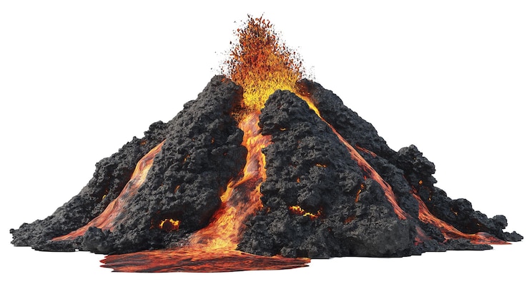 PSD 現實的噴火火山
