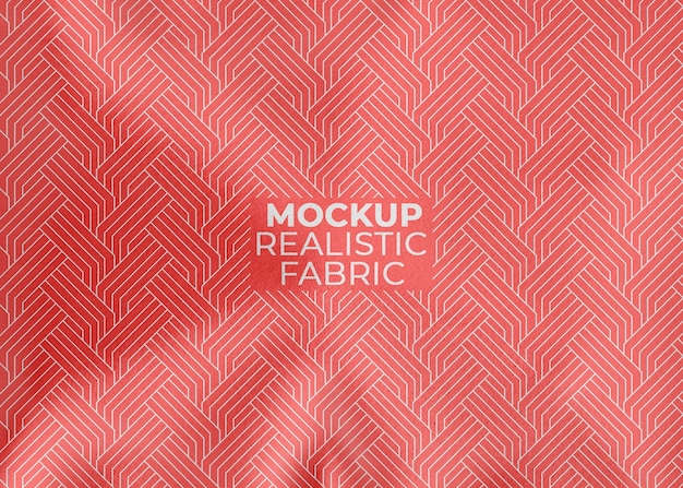 PSD realistic fabric mock-up design