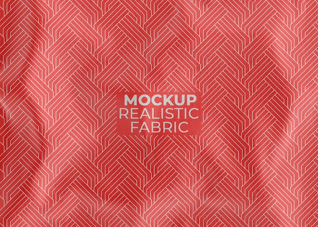 PSD realistic fabric mock-up design