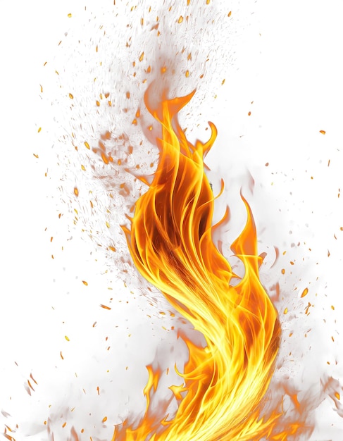 PSD realistic flames psd with transparent background for intense dynamic designs with fiery impact