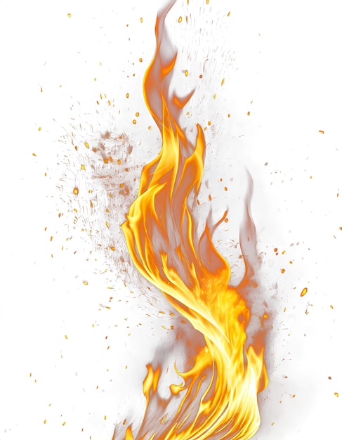 PSD realistic flames psd with transparent background for intense dynamic designs with fiery impact