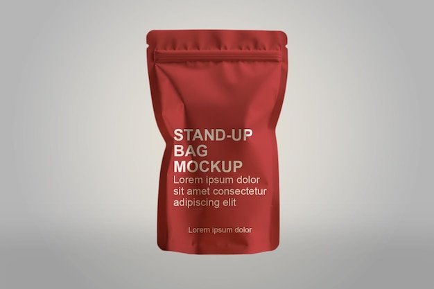 realistic food pouch mockup for packaging amp branding designs
