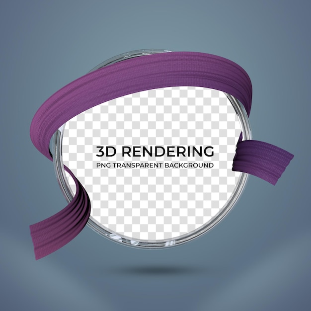 Реалистичные цвета градиента рамки и ленты 3d рендеринг прозрачный фон