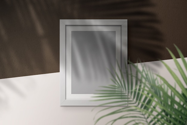 Realistic frame mockup