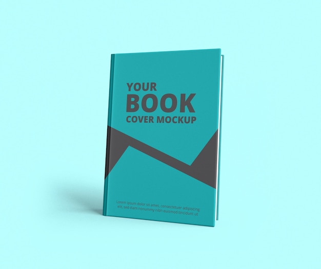 Realistic Front View Book Cover Mockup