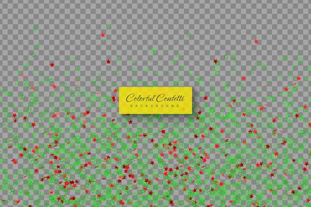 PSD realistic golden and colorful confetti and serpentine explosion for the festival party ribbon 3d