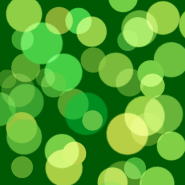 현실적인 녹색 원 요소 iuogreen bokeh 효과 배경