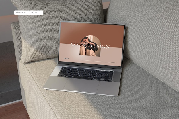 Mockup realistico del laptop reso in 3d