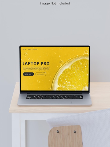 Realistico Mockup Laptop