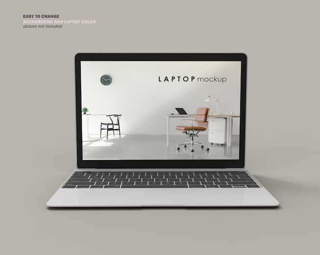 REALISTIC LAPTOP MOCKUP