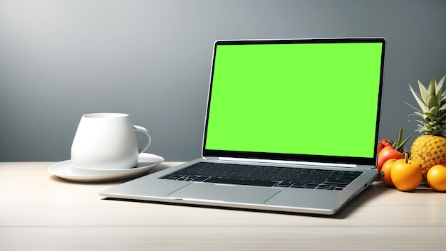 Realistic laptop screen mockup design editable psd file download