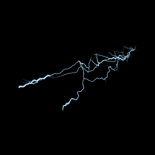 PSD realistic lightning strike