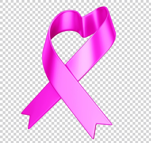 realistic medical symbol for national breast cancer awareness month in october