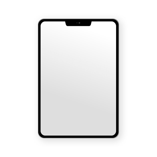 PSD realistic mobile device isolated