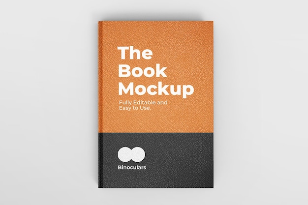 Realistic modern book mockup