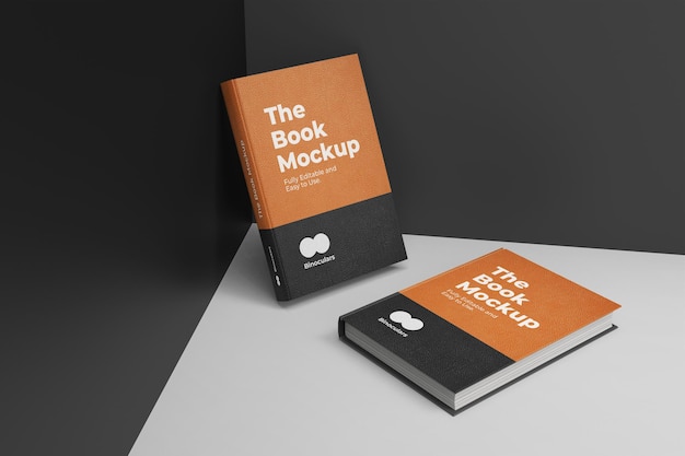 Mockup di libro moderno realistico