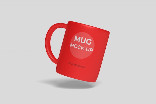 Realistic mug mockup