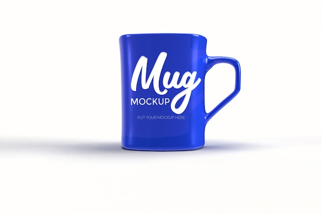 Realistic mug mockup