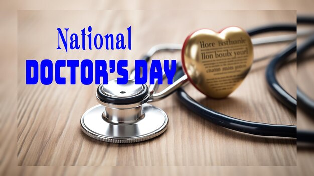 PSD realistic national doctors day background