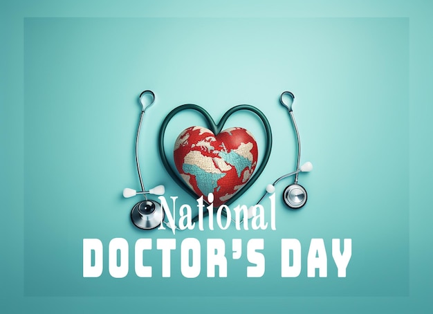 PSD realistic national doctors day background