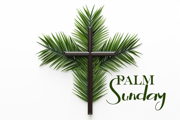 PSD realistic palm sunday