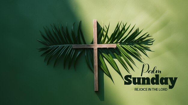 PSD realistic palm sunday