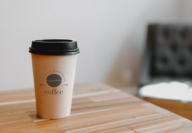 Realistic Paper Coffee Cup Mockup Design Psd Coffee Packaging Premium Mockup