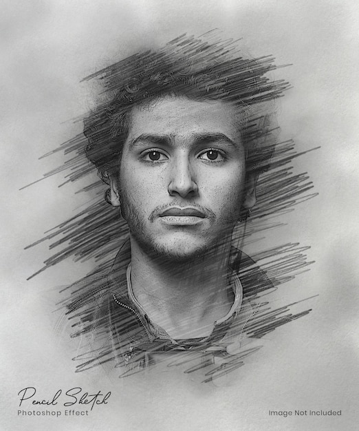 Indian Male Face Drawing Realistic  Drawing Skill