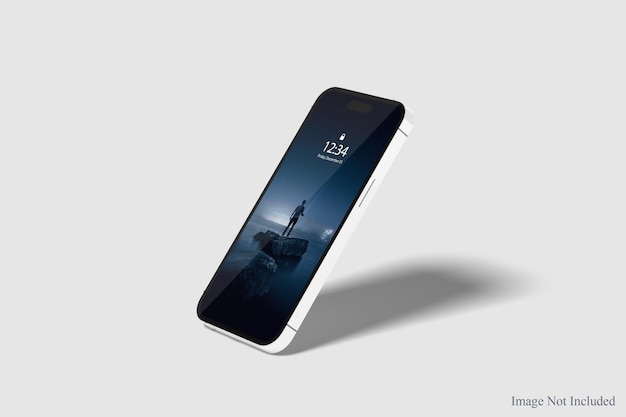 PSD telefono realistico 14 pro max mockup design