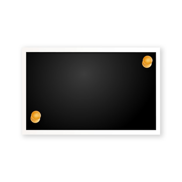 PSD realistic photo frame design