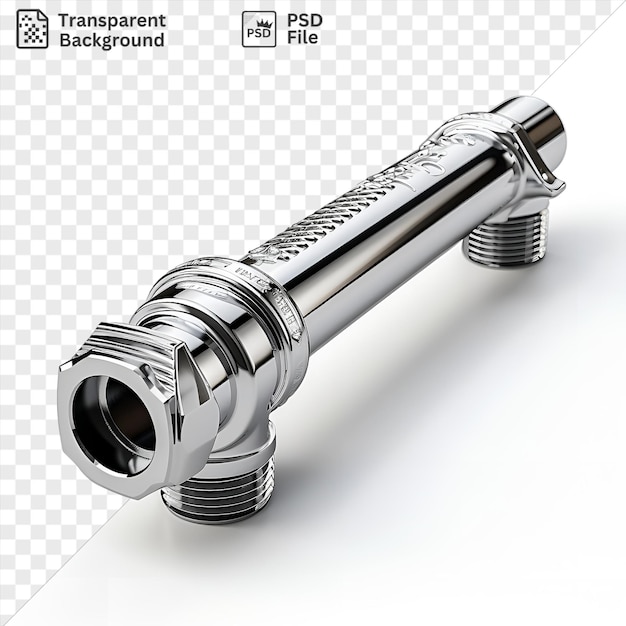 PSD realistic photographic plumbers pipe wrench on a isolated background