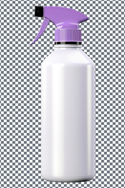 PSD realistic plastic bottles with blank label