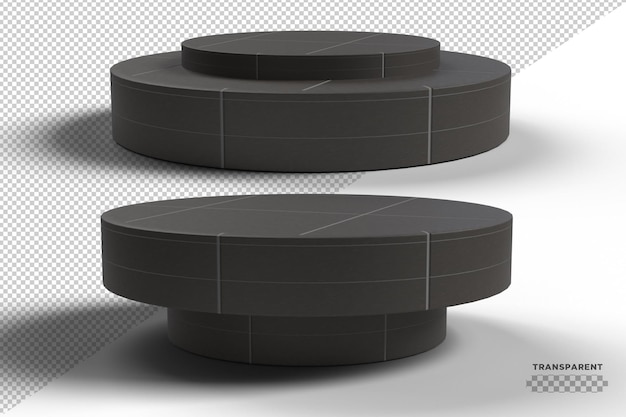 realistic podium in 3d rendering