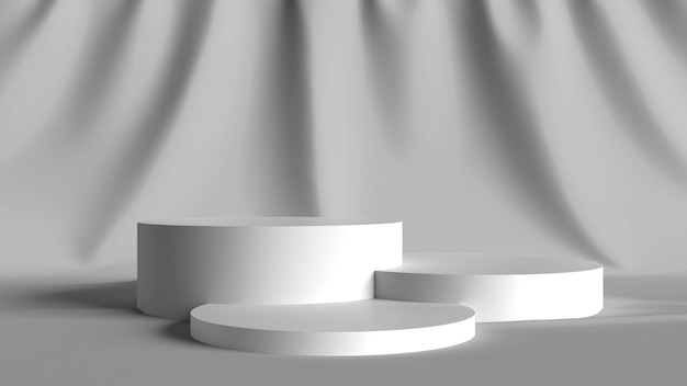 realistic podium product promo display