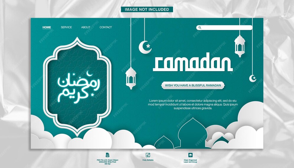 ramadan background design template