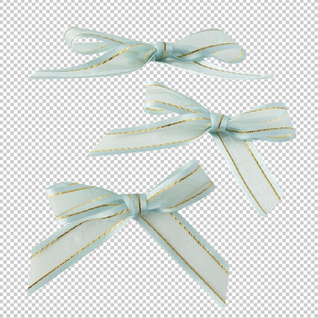 Realistic ribbon cutout Psd file
