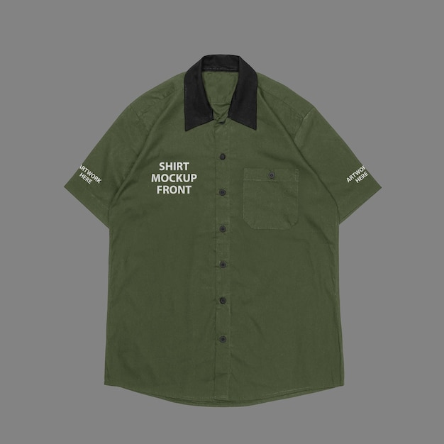 Realistic Shirt Mockup Front