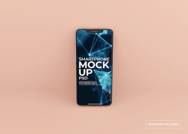 PSD realistic smart phone screen mockup