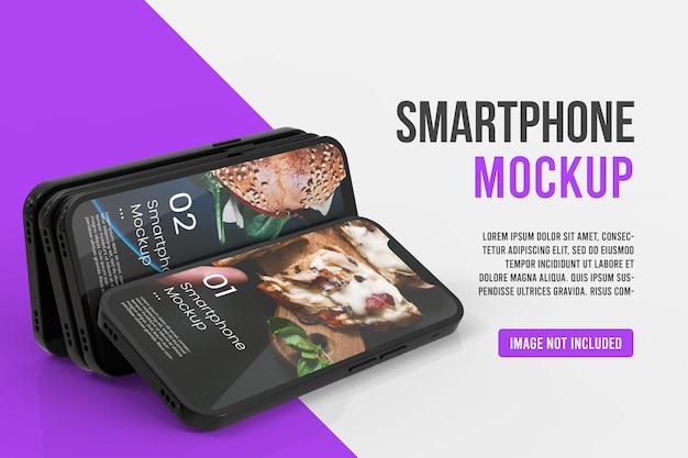 Mockup di smartphone realistico